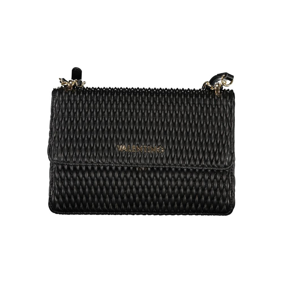 Black Polyethylene Women Handbag