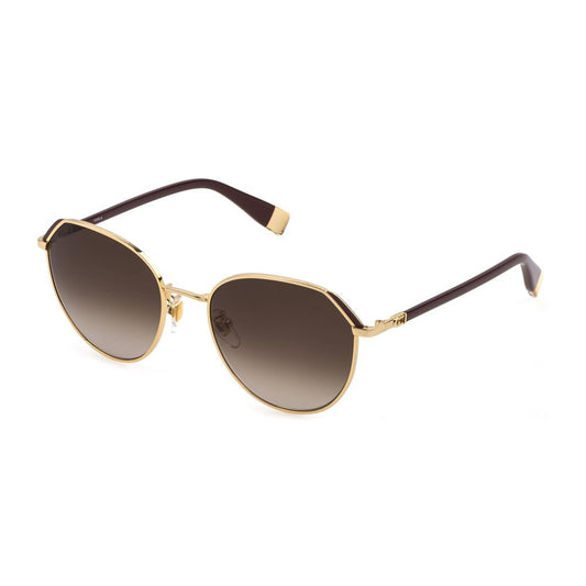 Brown Metal Sunglasses