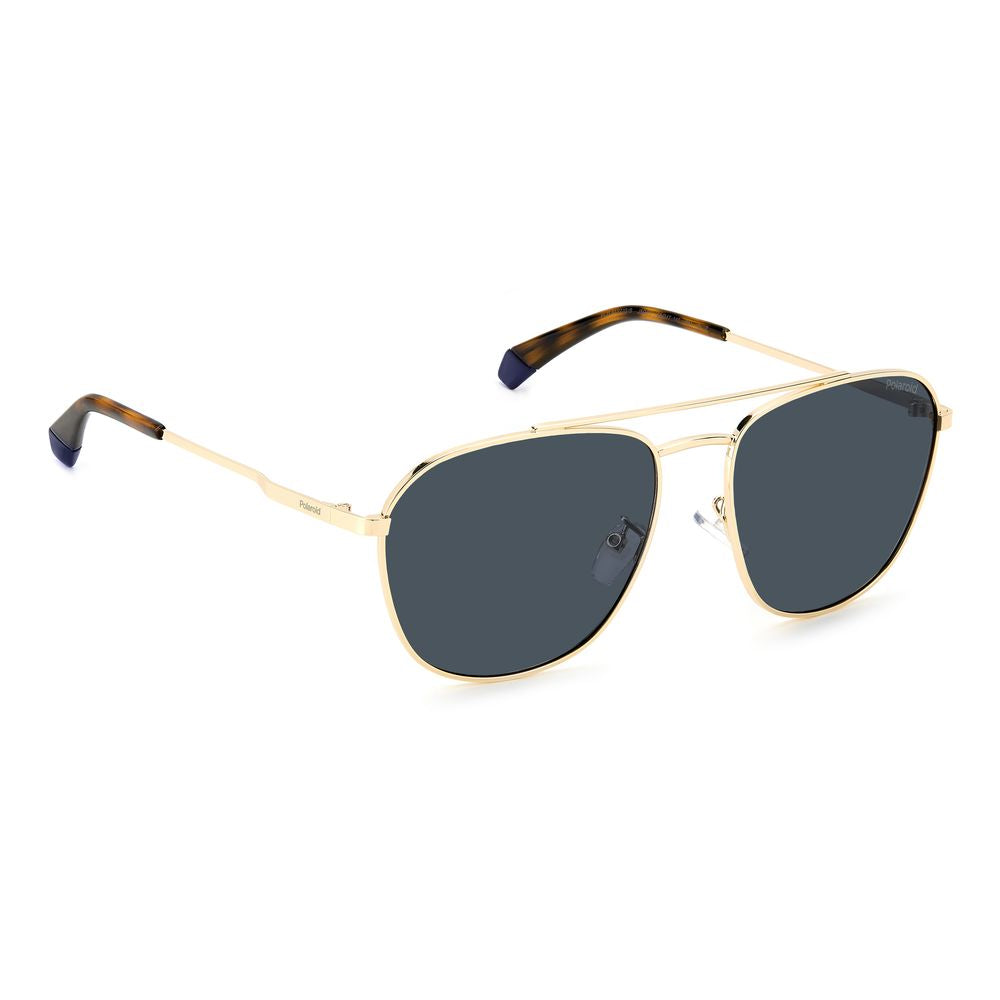 Gold Stainless Steel Sunglasses