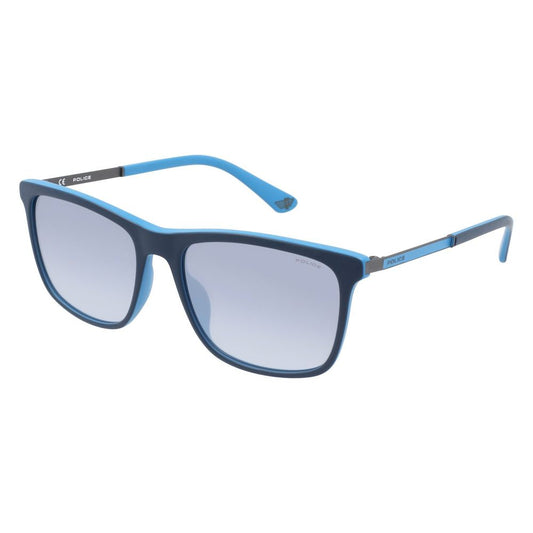 Blaue Sonnenbrille aus Acetat