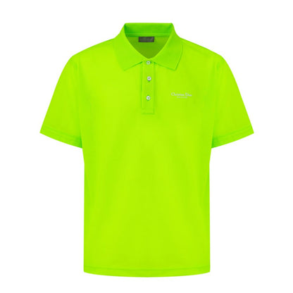 Grünes Poloshirt aus Baumwolle