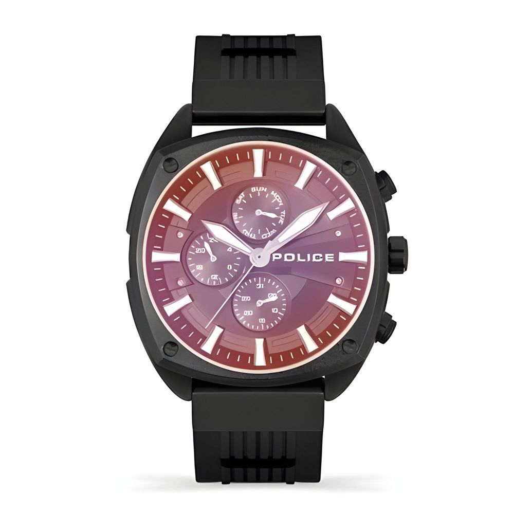 Black Silicone Watch