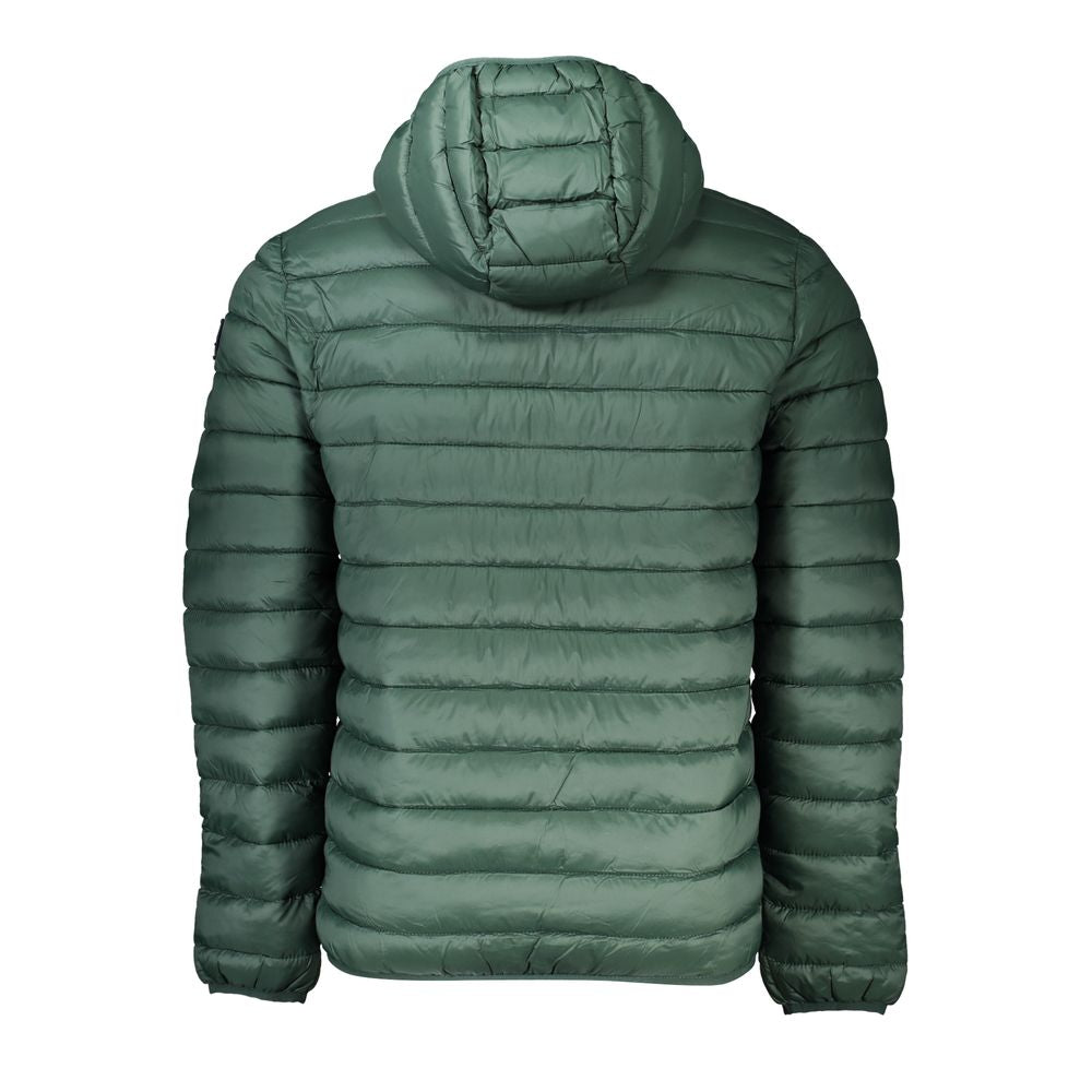 Green Polyamide Men Jacket