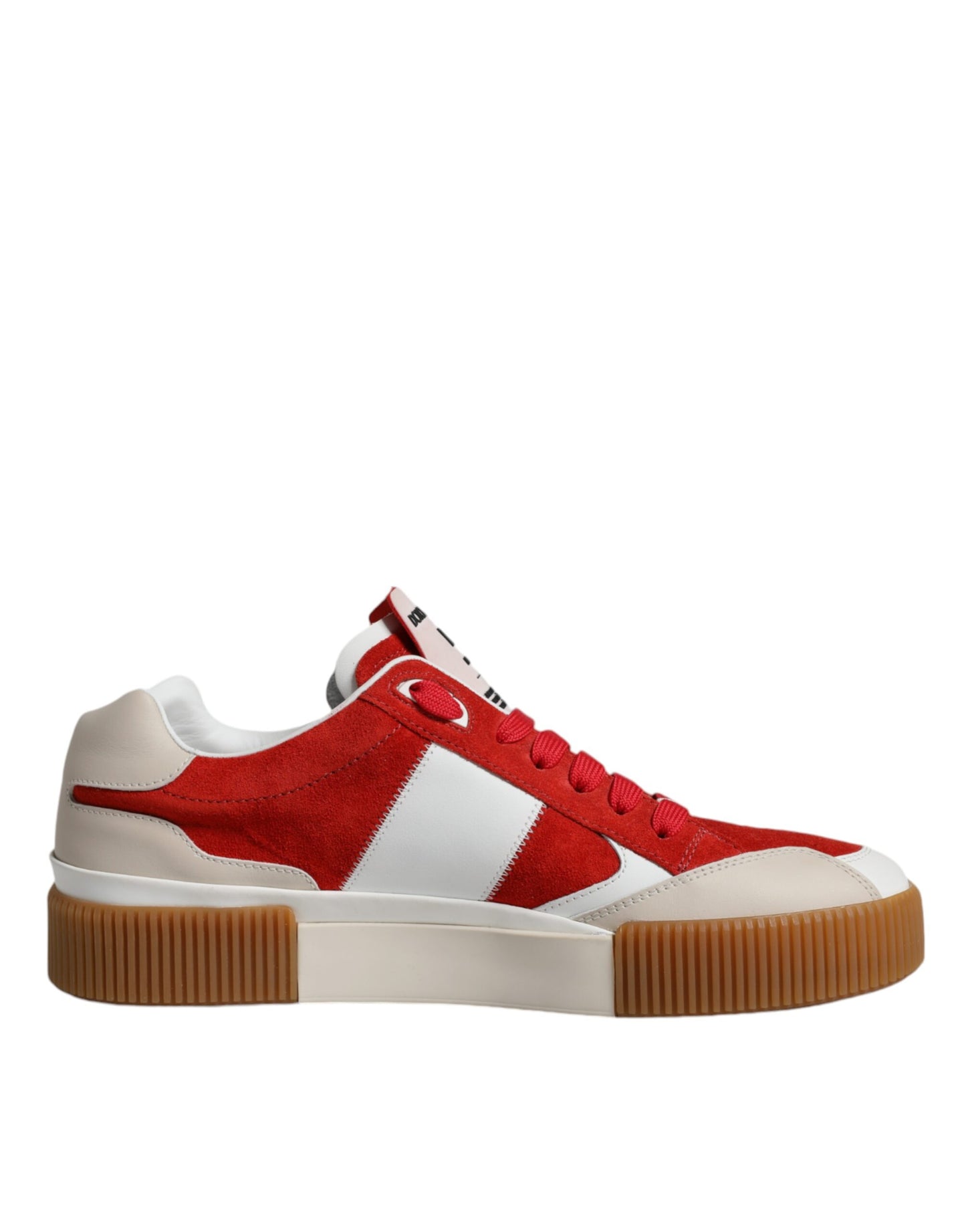 Mehrfarbige Miami Low Top Sneakers aus Leder