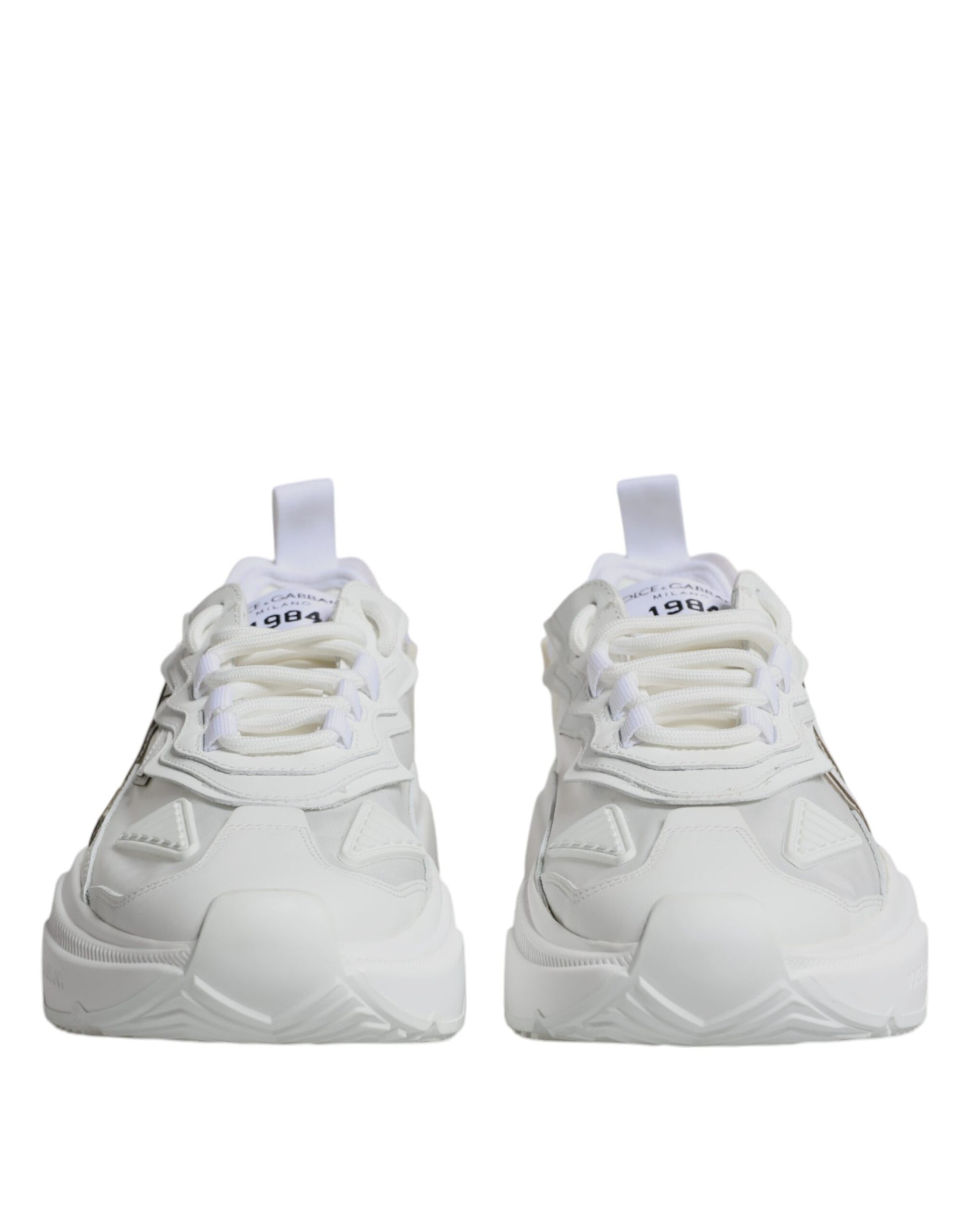 Weiße Daymaster Low Top Sneakers aus Nylon