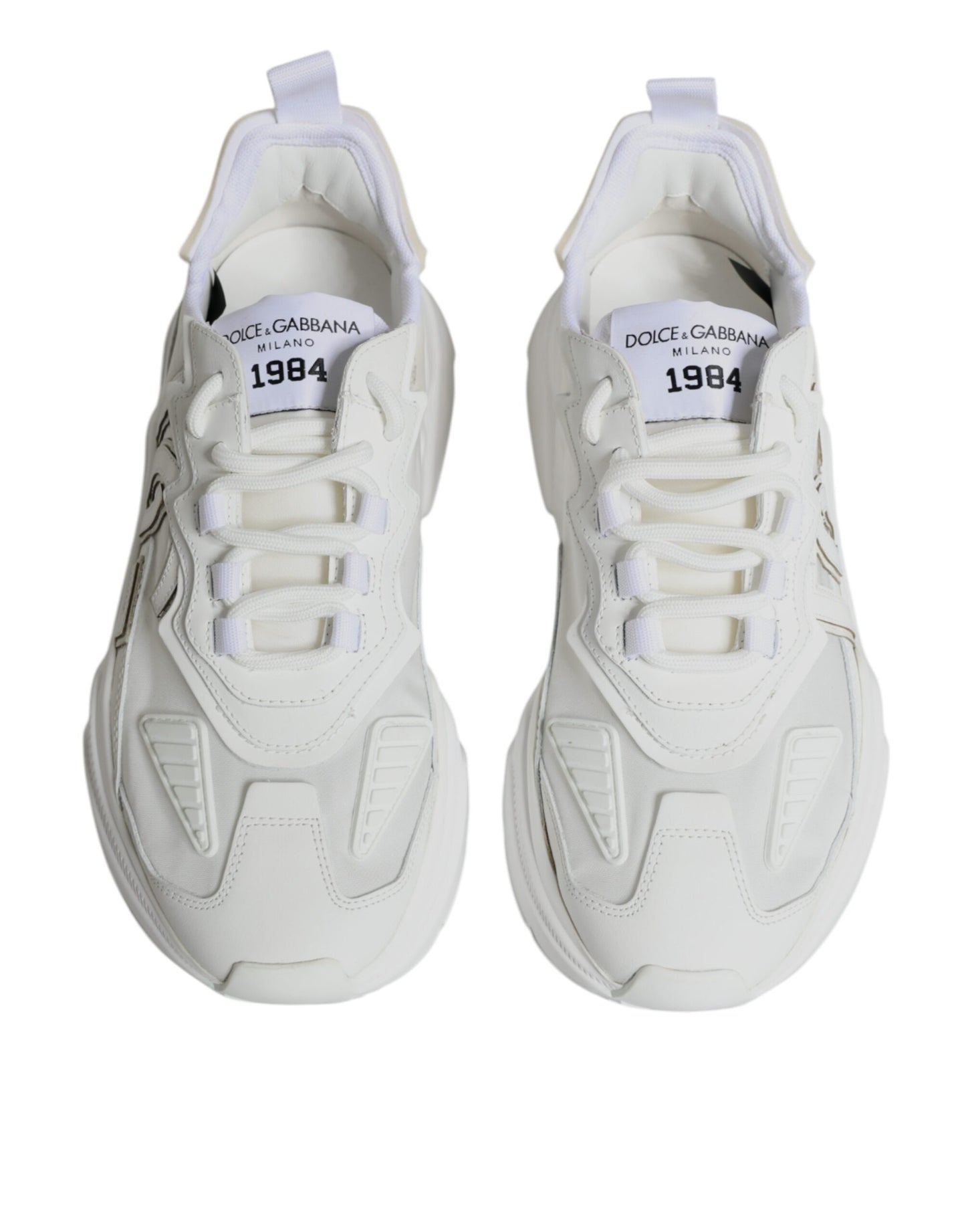 Weiße Daymaster Low Top Sneakers aus Nylon