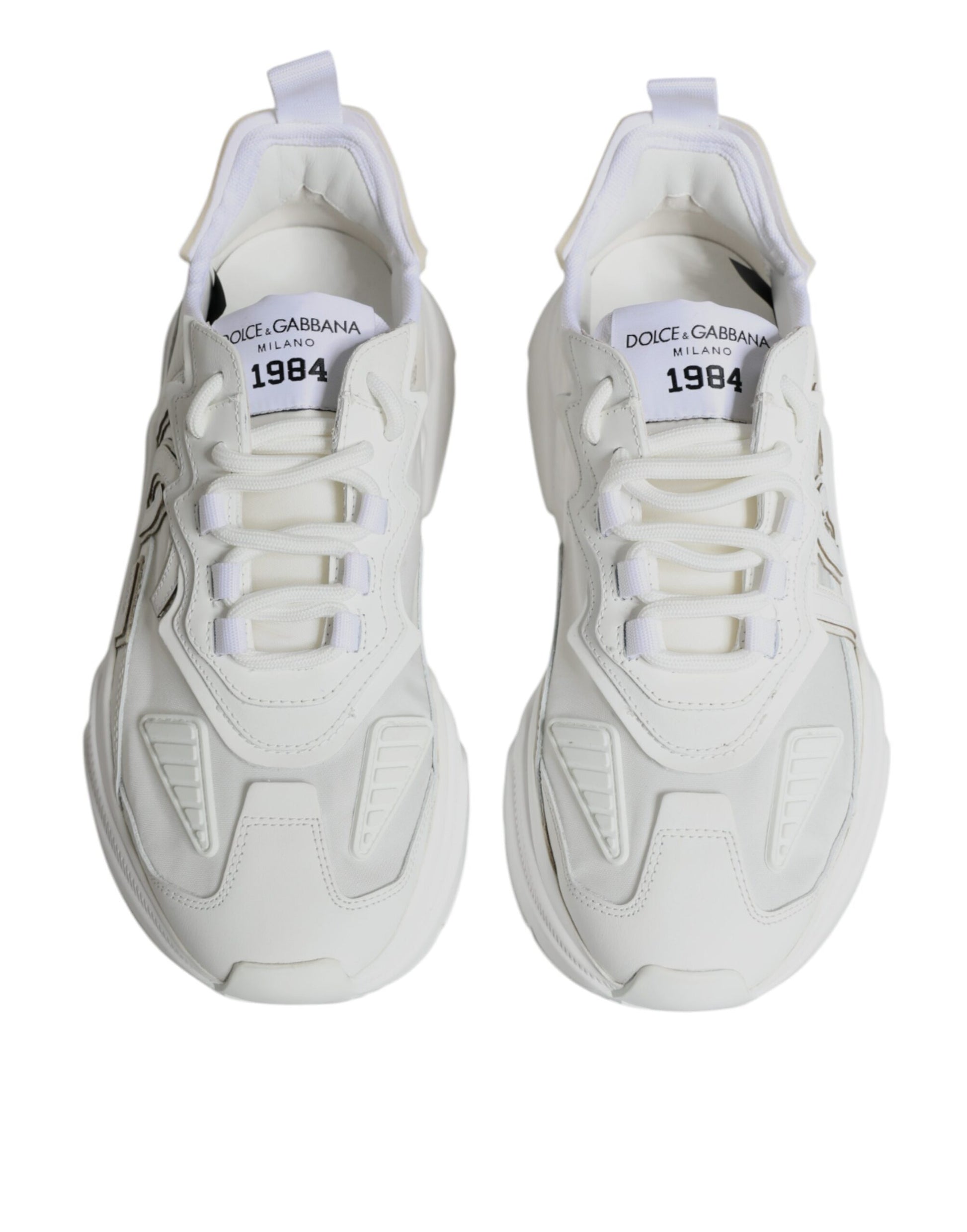 Weiße Daymaster Low Top Sneakers aus Nylon