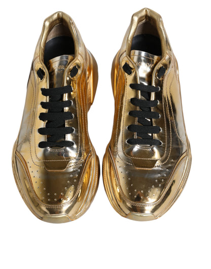 Goldene Leder Daymaster Low Top Sneakers Schuhe