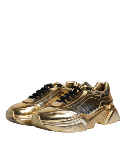 Goldene Leder Daymaster Low Top Sneakers Schuhe