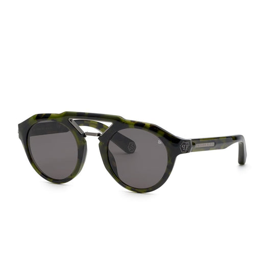 Grüne Sonnenbrille aus Acetat