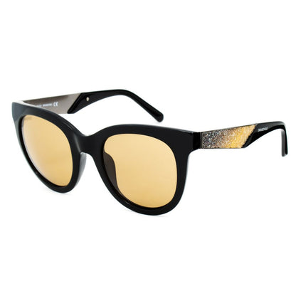 Schwarze Sonnenbrille aus Kunststoff