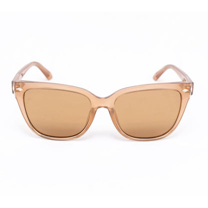 Sonnenbrille aus goldenem Kunststoff