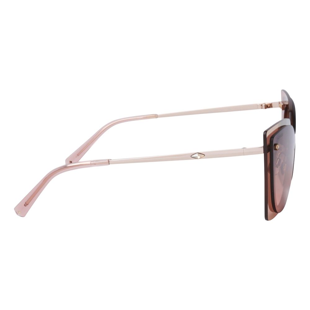 Braune Sonnenbrille aus Kunststoff