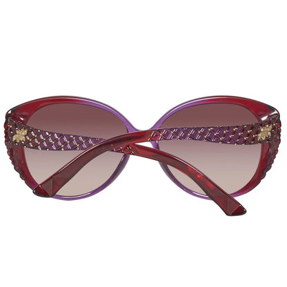 Lilafarbene Sonnenbrille mit Spritzguss-Optik