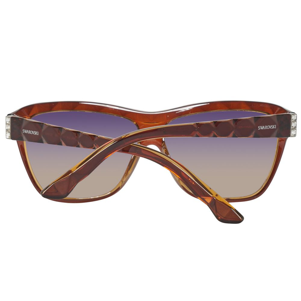 Braune Sonnenbrille mit Spritzguss-Optik