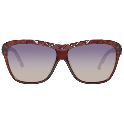 Braune Sonnenbrille mit Spritzguss-Optik