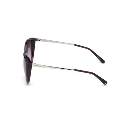 Lilafarbene Sonnenbrille mit Spritzguss-Optik