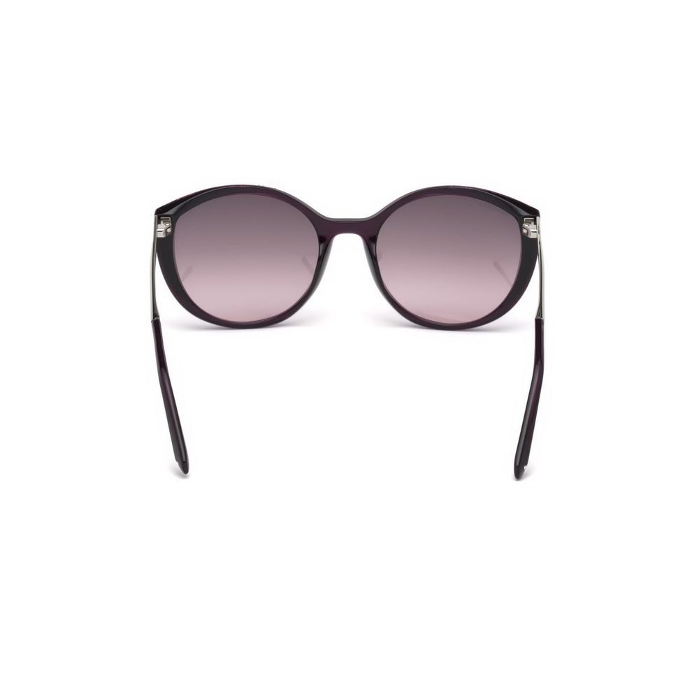 Lilafarbene Sonnenbrille mit Spritzguss-Optik