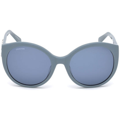 Blaue Sonnenbrille aus Kunststoff