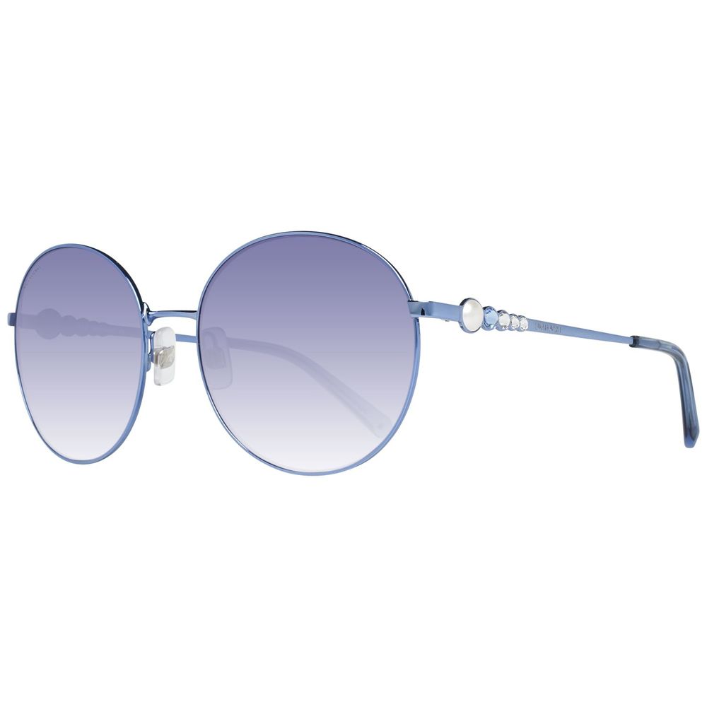 Blaue Sonnenbrille aus Metall