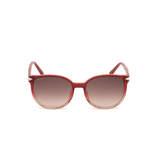 Rote Sonnenbrille mit Spritzguss-Optik