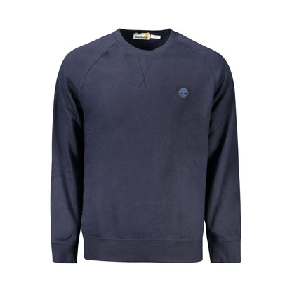 Blue Cotton Men Sweater