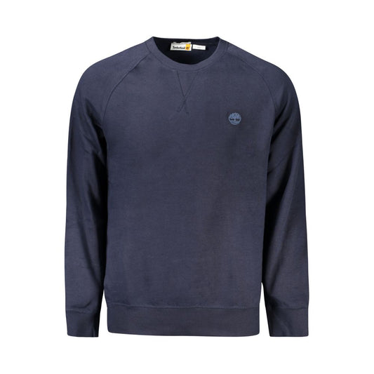 Blue Cotton Men Sweater