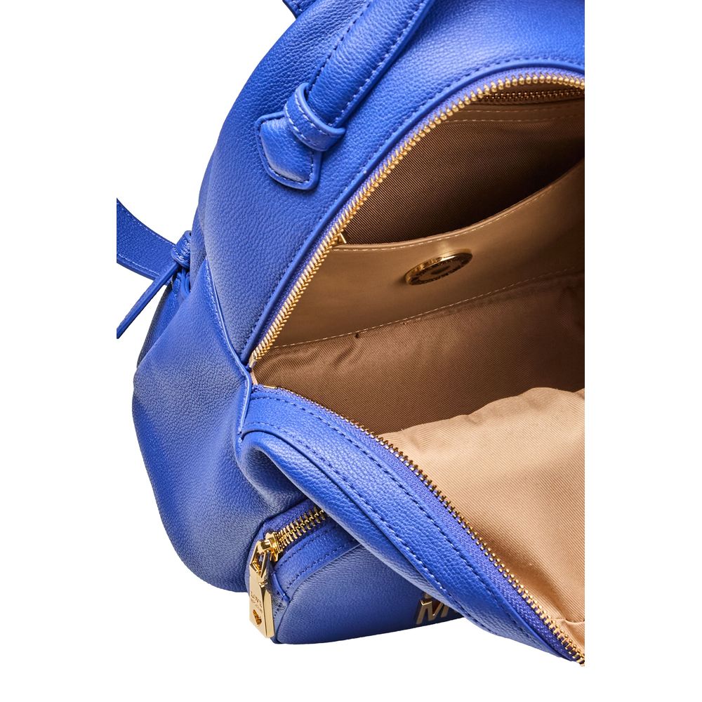 Blue Polyethylene Women Backpack