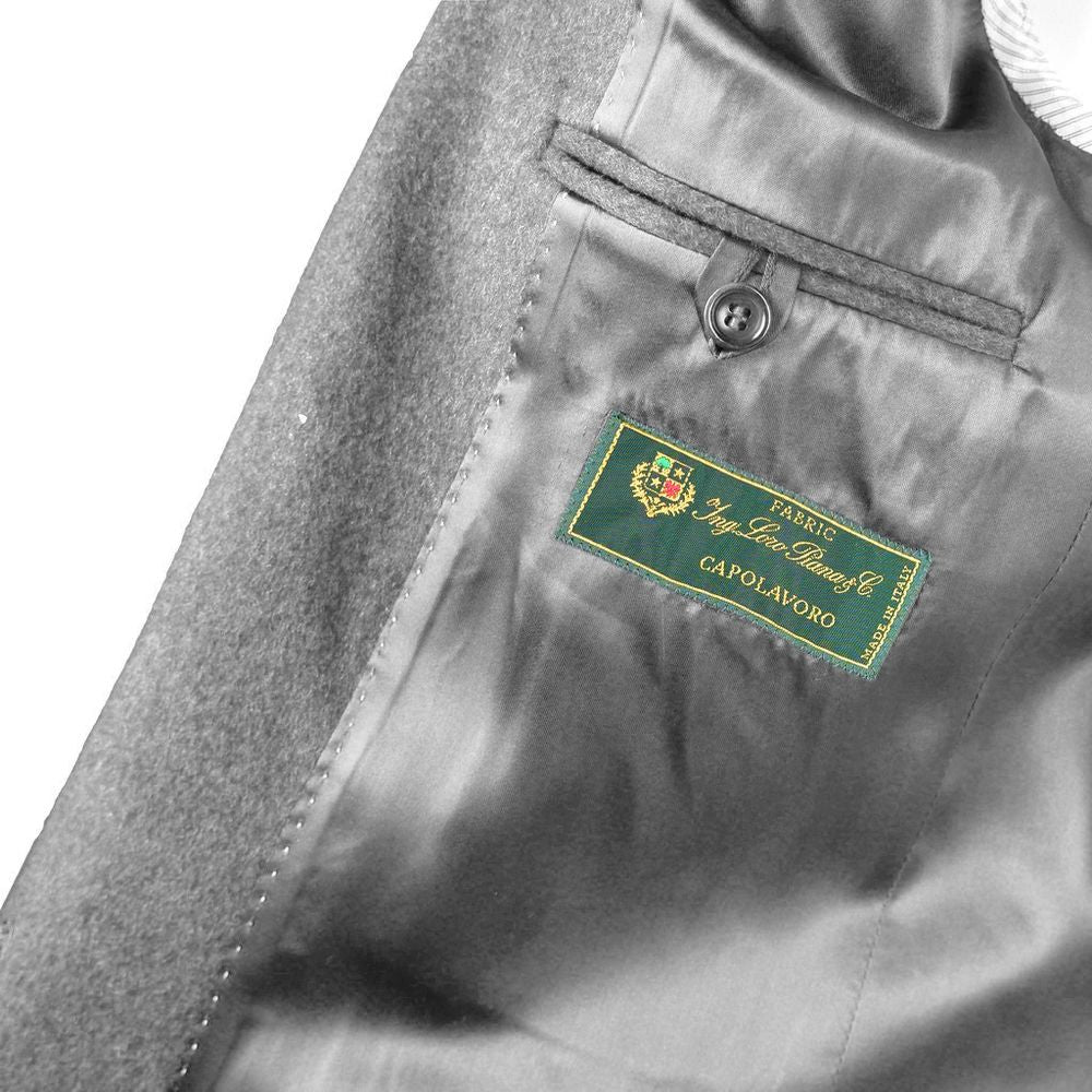 Graue Wolljacke für Herren