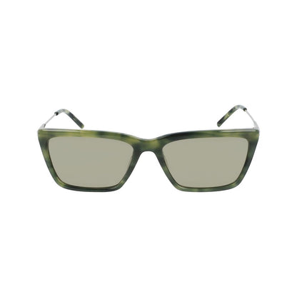 Grüne Sonnenbrille aus Acetat