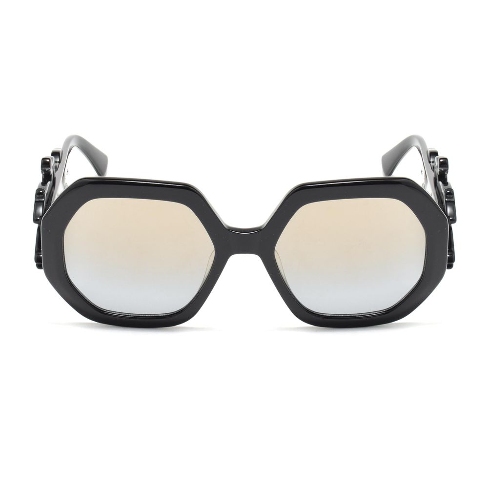 Schwarze Sonnenbrille aus Acetat