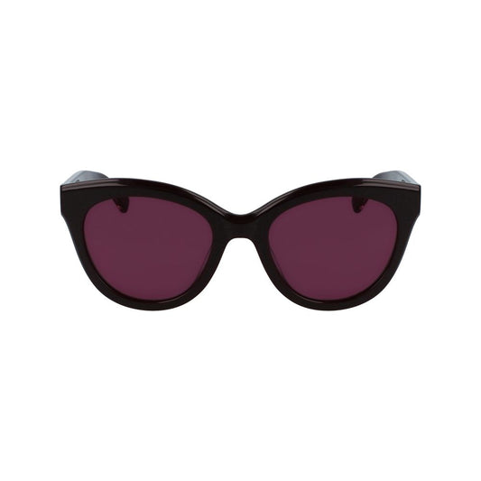 Lila Sonnenbrille aus Acetat