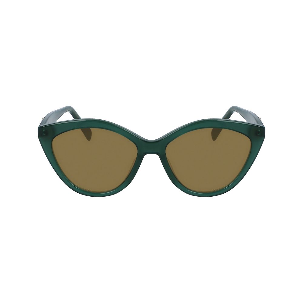 Grüne Sonnenbrille aus Acetat