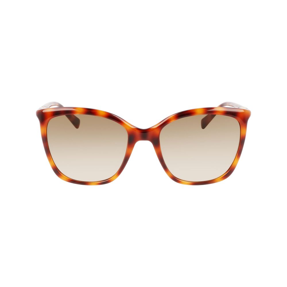 Braune Sonnenbrille mit Spritzguss-Optik