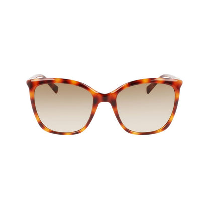 Braune Sonnenbrille mit Spritzguss-Optik