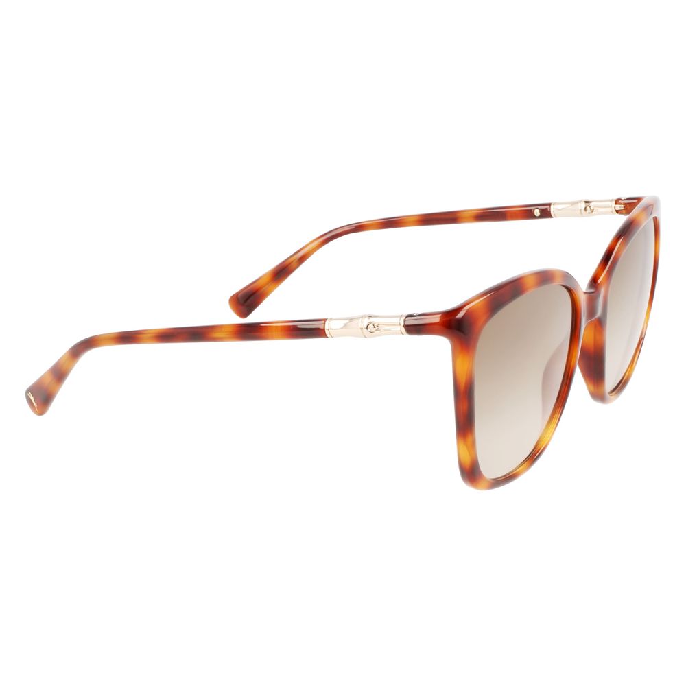 Braune Sonnenbrille mit Spritzguss-Optik