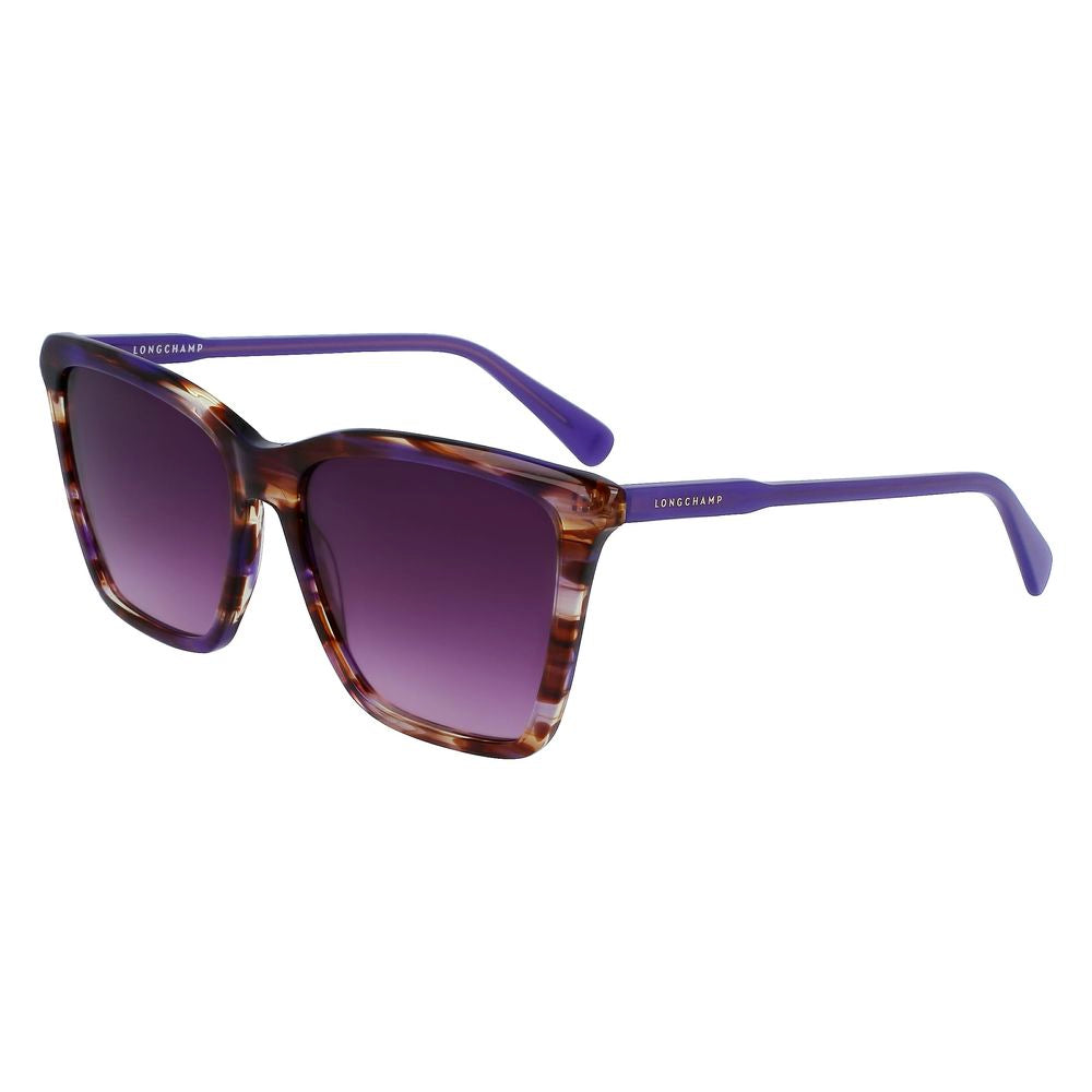 Lila Sonnenbrille aus Acetat