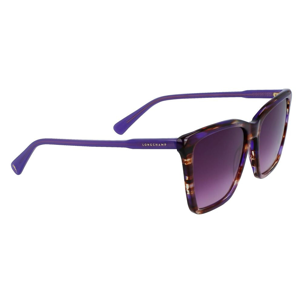 Lila Sonnenbrille aus Acetat