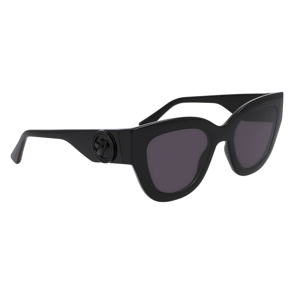 Schwarze Sonnenbrille mit Spritzguss-Optik