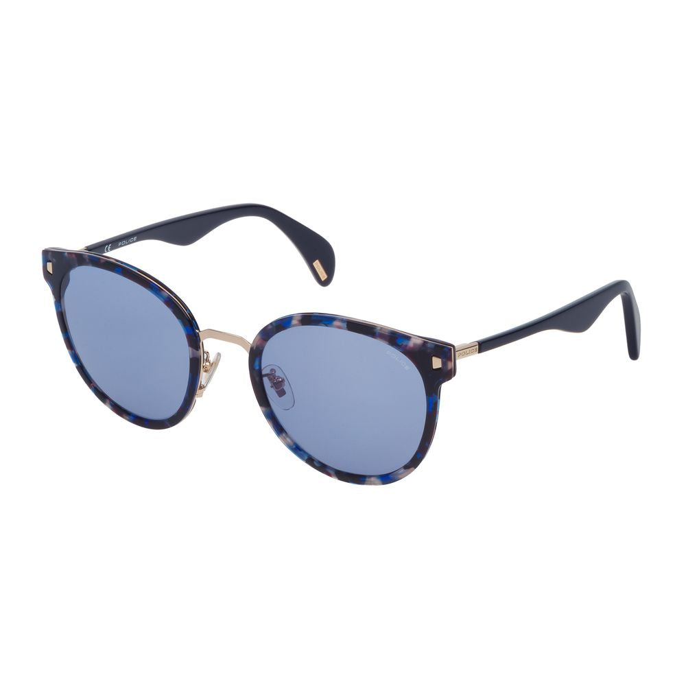 Blaue Sonnenbrille aus Acetat