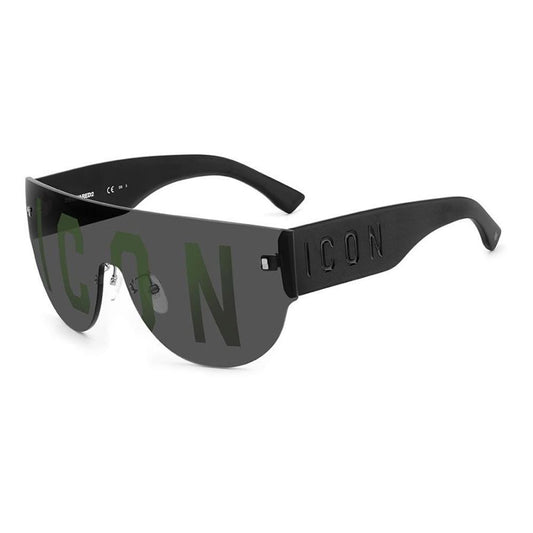 Schwarze Sonnenbrille aus Metall