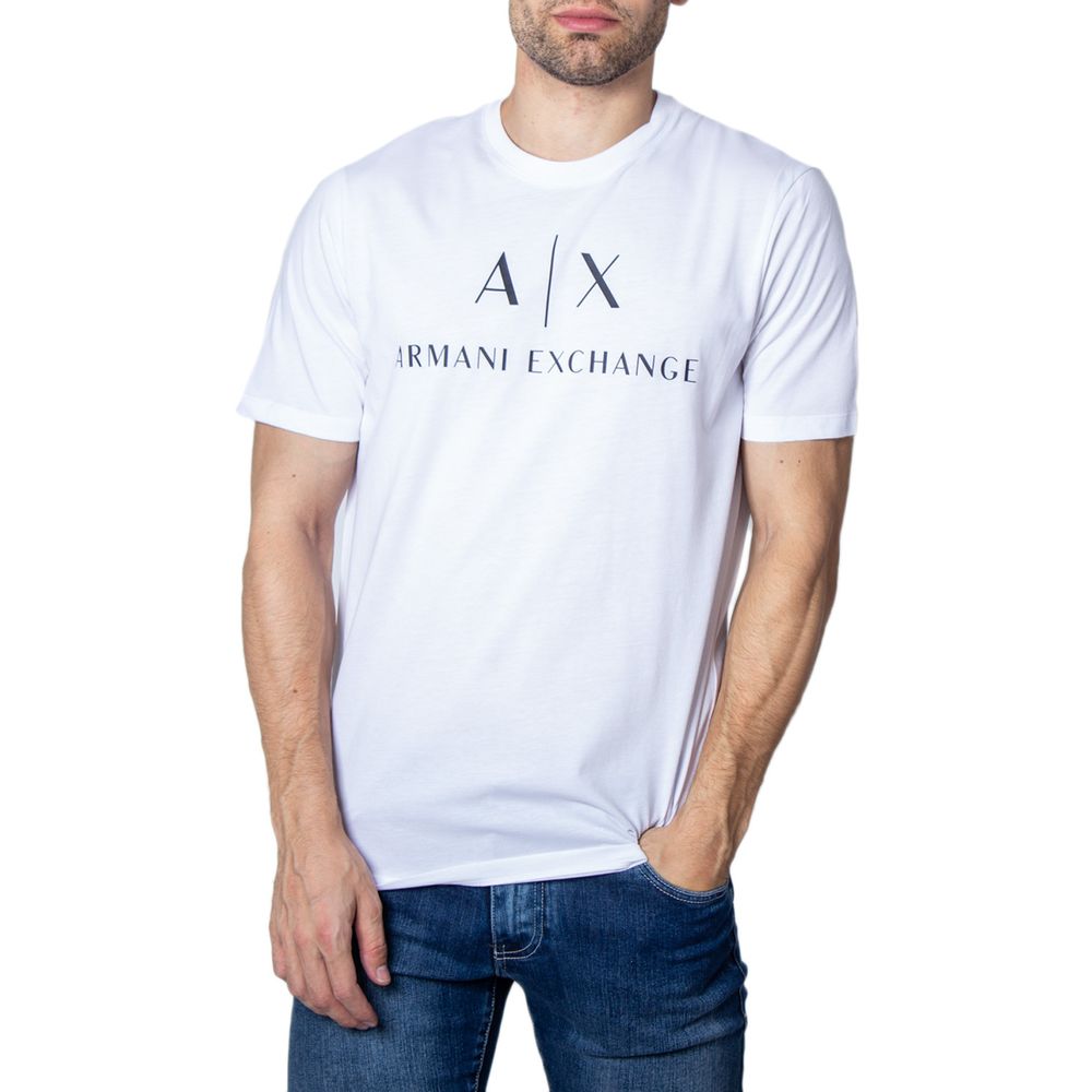 Weißes Baumwoll-T-Shirt