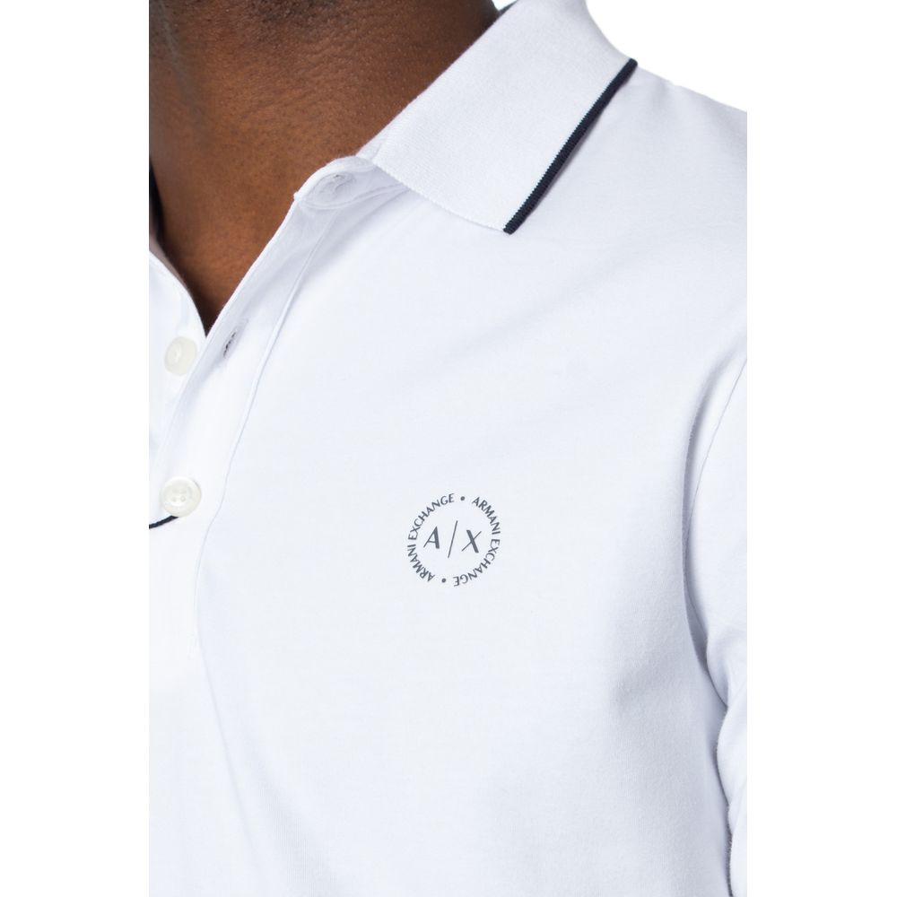 White Cotton Polo Shirt