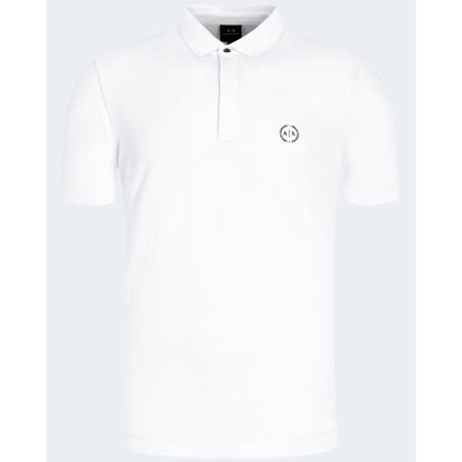 Weißes Poloshirt aus Baumwolle