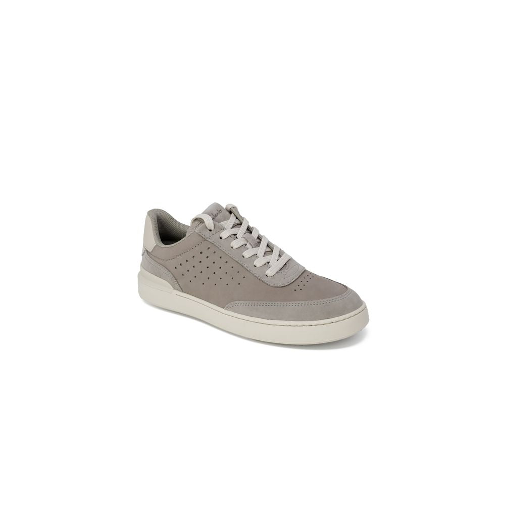 Grauer Wildleder-Sneaker