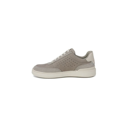 Grauer Wildleder-Sneaker