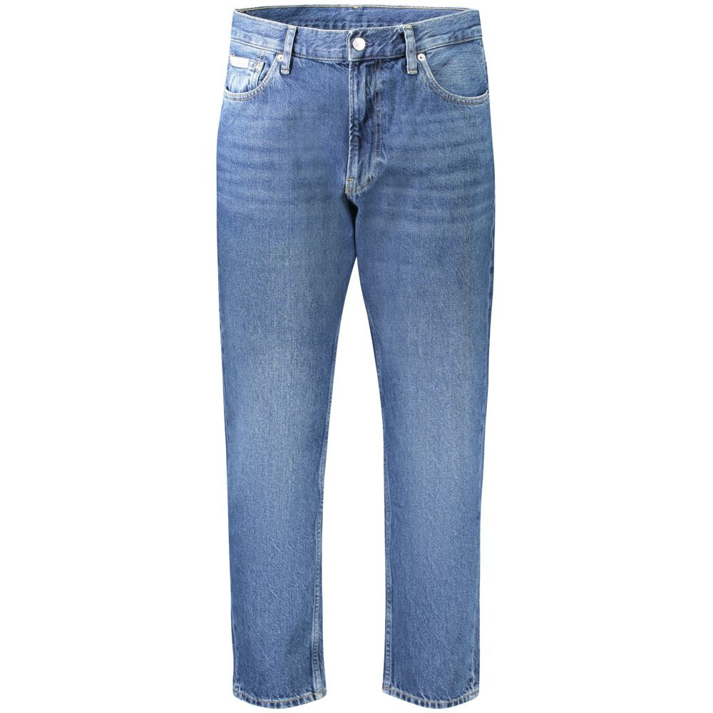 Blue Cotton Men Jeans