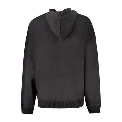 Black Cotton Women Sweater