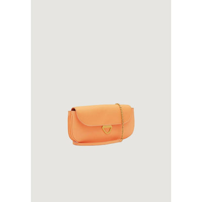 orange Lederhandtasche