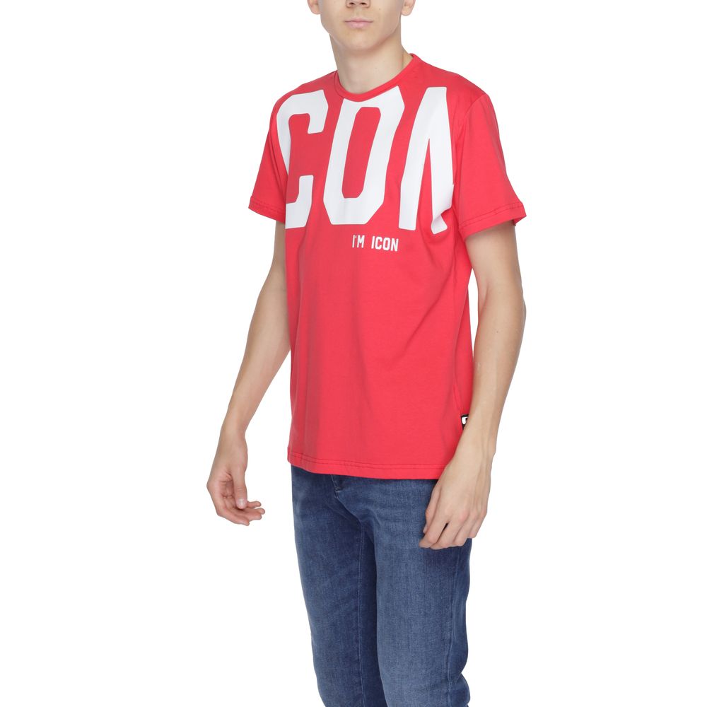 Rotes Baumwoll-T-Shirt